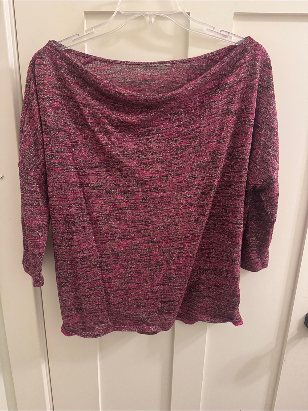 Women’s Pink Boatneck Sweater